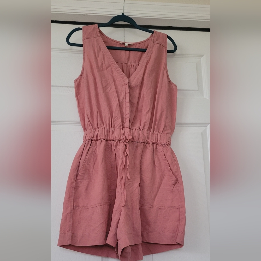Splendid Pink Sleeveless Romper